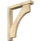 Ekena Millwork Westlake Block Rough Sawn Bracket w/ Offset Brace, Douglas Fir, 4"W x 22"D x 26"H BKT0402X22X26WTL05RDF - alternate 1